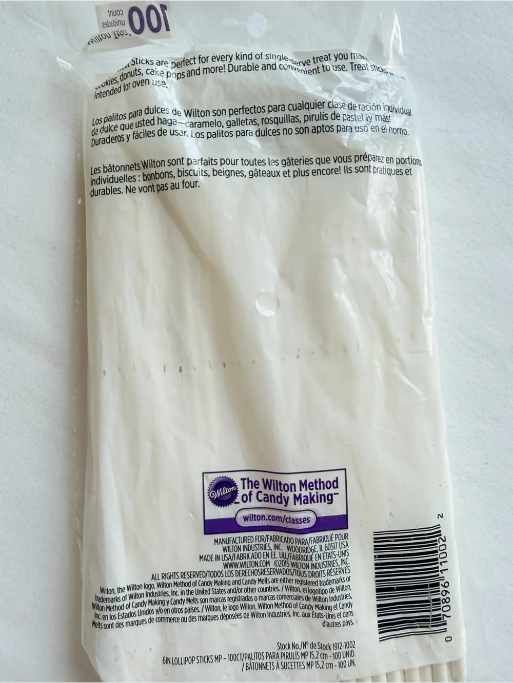Wilton •melt fill or
